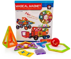 X-Bida Magical Magnet magnetiniai blokeliai 168 el.