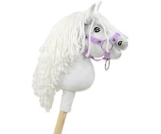 Hobby Horse lazdelinis arkliukas Super Premium baltas A5