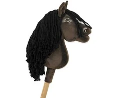 Hobby Horse lazdelinis arkliukas Premium tamsaus bėro atspalvio A5