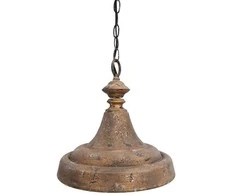 Pakabinamas šviestuvas 6LMP407 pakabinamas lempas Ø 31*30 CM VARINIS GELEŽINIS APVALUS