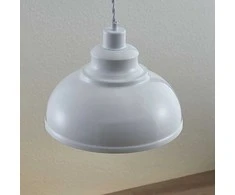 Pakabinamas šviestuvas Albertine vintažinis pakabukas, metalinis, baltas