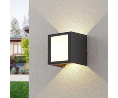 Alenda LED lauko sieninis šviestuvas kvadrato formos