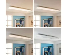 „Arcchio Enja“ LED skydelis, 119,5 cm x 29,5 cm