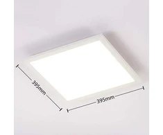 „Arcchio Lysander“ LED skydelis, CCT, 39 cm, baltas
