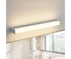 Archchio Djamal LED sieninis šviestuvas, IP44, chromas, 53 cm