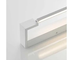 Archchio Jora LED sieninis šviestuvas, IP44, baltas, 60 cm