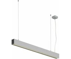 Archio Thores LED biuro pakabinamas šviestuvas, 113 cm sidabrinis
