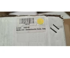 Baltas LED lubinis šviestuvas Sonja, Easydim technologija
