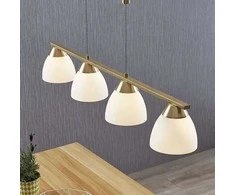 Cersei LED pakabinamas šviestuvas iš matinio žalvario