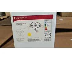Cora LED lubinis šviestuvas, easydim, 3 lempučių, apvalus