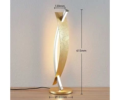 Elegantiško aukso spalvos LED stalinis šviestuvas Marija
