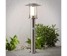 Gregory LED koloninė lempa, nerūdijančio plieno, su jutikliu