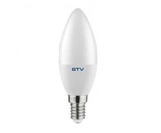 GTV LED lemputė, C30, SMD 2835, 4000K, E14, 6W, AC220-240V, šviesos kampas 160°, 470 lm, 52 mA