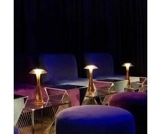 Kartell Space - LED dizainerio stalinis šviestuvas, titano