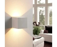 Kubo formos Kay LED sieninis šviestuvas iš gipso