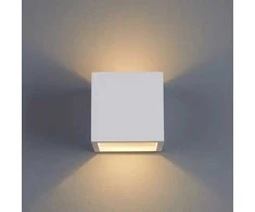 Kubo formos Marita LED sieninis šviestuvas iš gipso