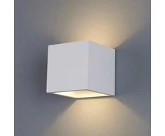 Kubo formos Marita LED sieninis šviestuvas iš gipso