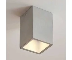 Kvadratinis betoninis lubinis šviestuvas Gerda