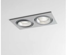 LED įleidžiamas Now 2 Square Dvigubas baltas 3000K 2 liepsnos 25°