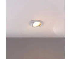 LED įleidžiamas prožektorius Andrej, apvalus, kreminės baltos spalvos