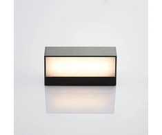 LED lauko sieninis šviestuvas Nienke, IP65, 17 cm