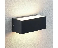 LED lauko sieninis šviestuvas Nienke, IP65, 23 cm