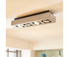 LED lubinis šviestuvas Vince, 47x14cm satininis nikelis