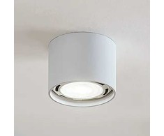 LED lubų prožektorius Mabel, apvalus, baltas