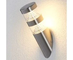 LED nerūdijančio plieno lauko sieninis šviestuvas Lanea oblique