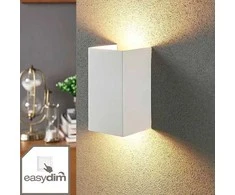 LED sieninis šviestuvas Jaymie, 2 lempučių, reguliuojamas per jungiklį.