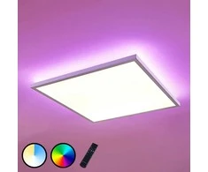 LED skydelis Brenda CCT su nuotolinio valdymo pulteliu, 60 x 60cm
