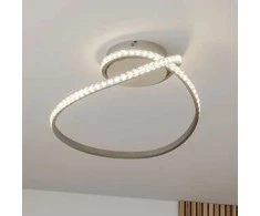 Lubinis šviestuvas Lindby Criostal LED lubų šviestuvas su RGB perjungimu