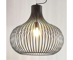 Lindby Frances pakabinamas šviestuvas, rudas, 1 lemputė, Ø 60 cm