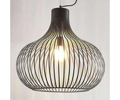 Lindby Frances pakabinamas šviestuvas, rudas, 1 lemputė, Ø 60 cm
