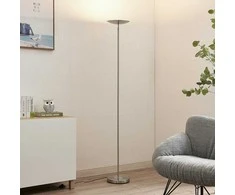 Lindby Heliani LED toršeras, 1 lempa, chromas