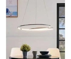 Lindby Lucy LED pakabinamas šviestuvas, 70cm, chromuotas