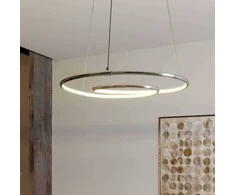 Lindby Lucy LED pakabinamas šviestuvas, 45cm, chromuotas