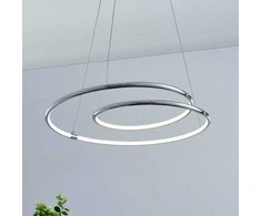 Lindby Lucy LED pakabinamas šviestuvas, 45cm, chromuotas