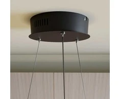 Lindby Lucy LED pakabinamas šviestuvas, 70cm, matinė juoda