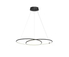 Lindby Lucy LED pakabinamas šviestuvas, 90cm, matinė juoda