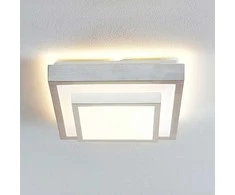 Lindby Mirco LED aliuminio lubinis šviestuvas, kvadratinis, 32 cm