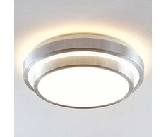 Lindby Naima LED aliuminio lubinis šviestuvas, apvalus, 41 cm
