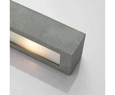 Lindby Nellie LED betoninis sieninis šviestuvas, plotis 36 cm