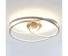 Lindby Ronka LED lubinis šviestuvas, satininis nikelis