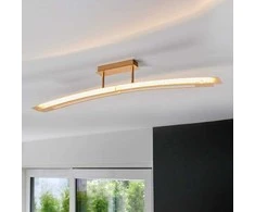 Lolina LED lubinis šviestuvas, 110 cm, auksinis