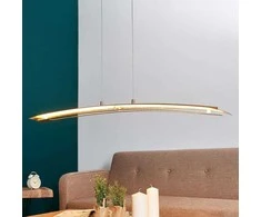 Lolina LED pakabinamas šviestuvas, 110 cm, auksinis