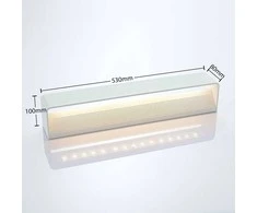Lonisa LED sieninis šviestuvas, baltas, 53 cm