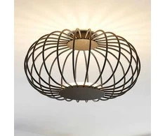 Lucande Lusine LED lubinis šviestuvas juodos spalvos