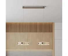 Lyani LED pakabinamas šviestuvas, 2 žiedai vienas šalia kito