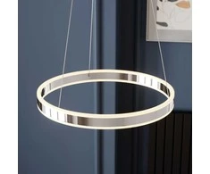 Lyani LED pakabinamas šviestuvas chromo, reguliuojamas, 50 cm